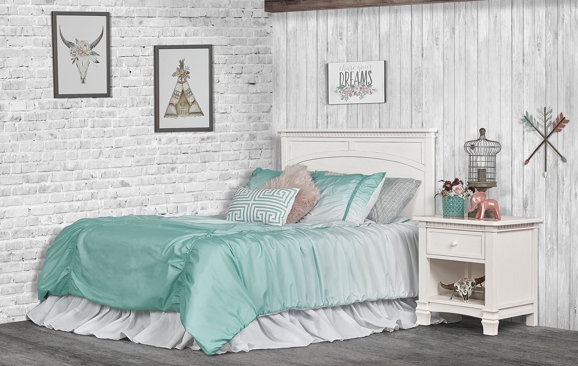 831-DN Santa Fe Full Bed Headfoot RS1