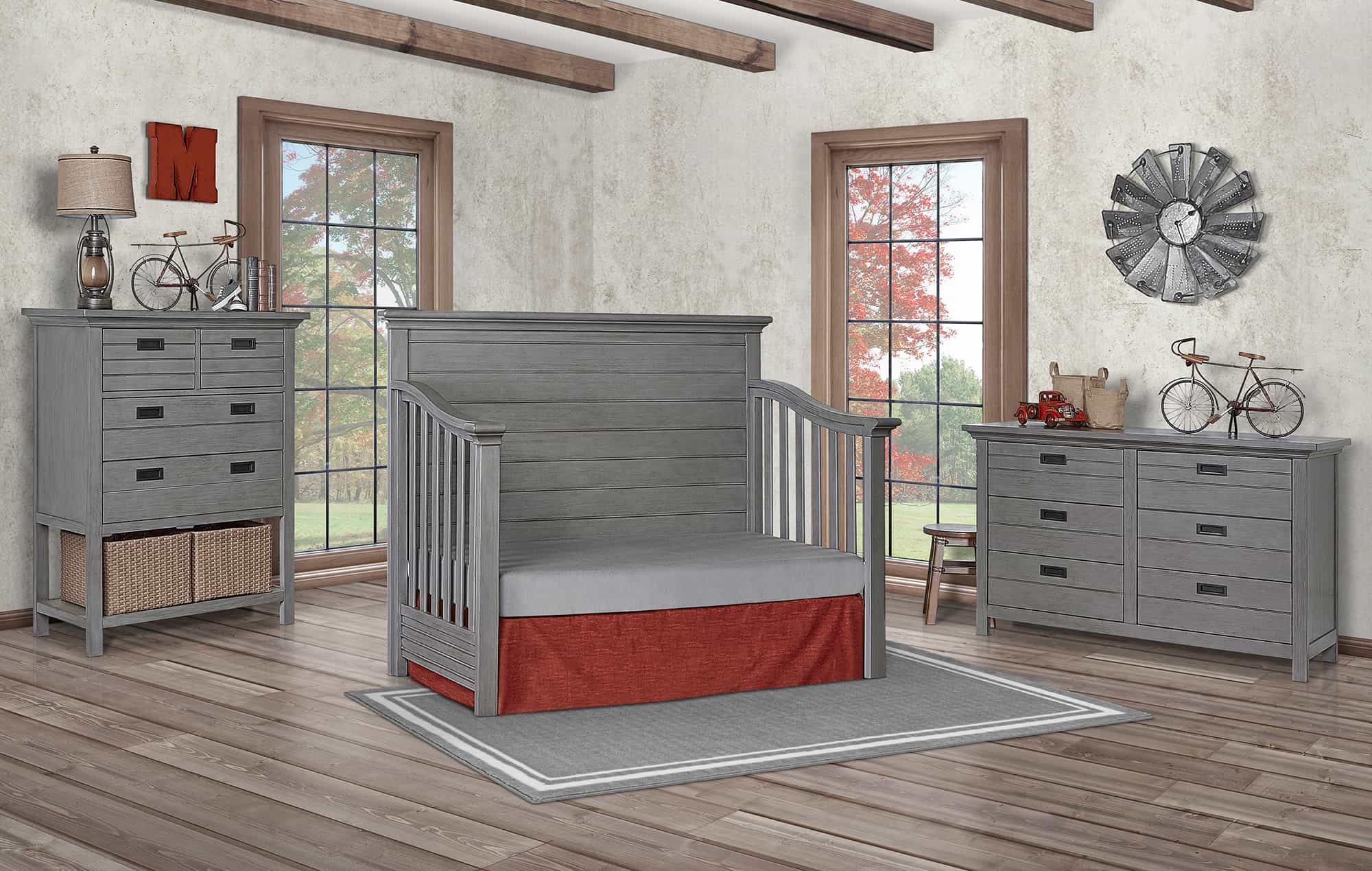 evolur Waverly Rustic Grey