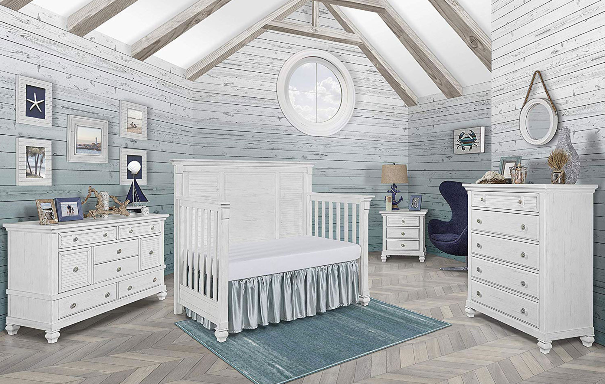 evolur Cape May Weathered White