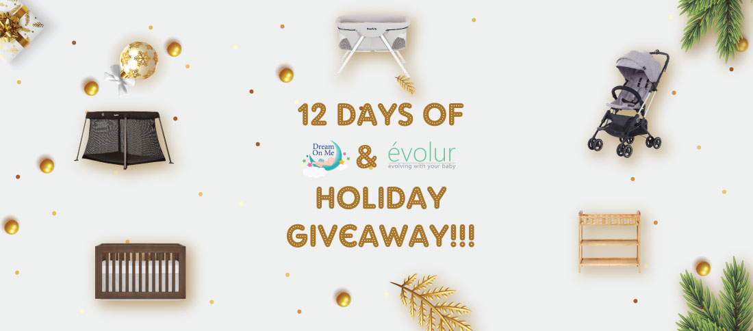 Dream On Me -Evolur Hoilday Giveaway Banner