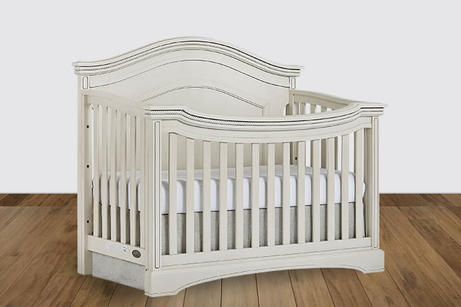 antique white cribs