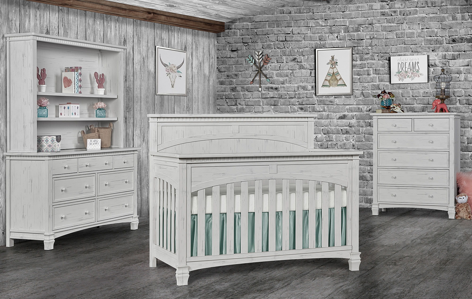 831-AM Santa Fe Convertible Crib