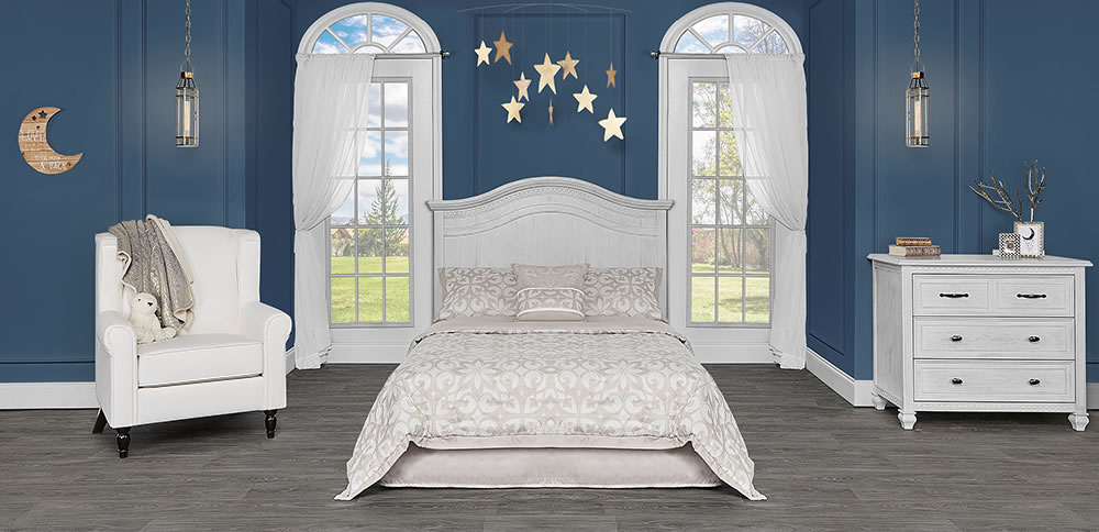 860 AM Evolur Madison Curved Top Full Bed RS