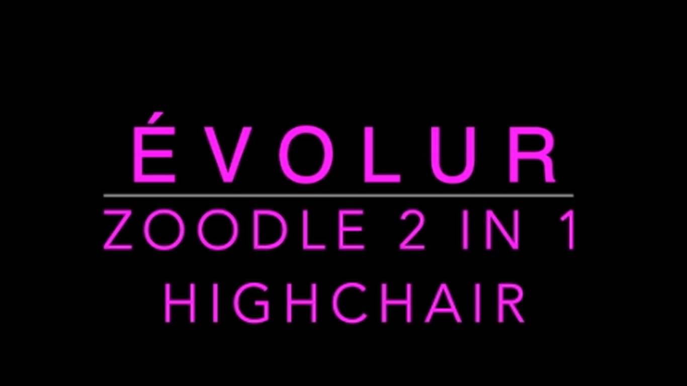 evolur zoodle high chair