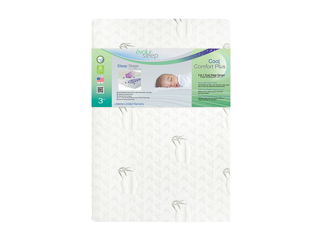 EV881 Lotus, Comfort Cool Plus Convoluted Gel Mini Mattress