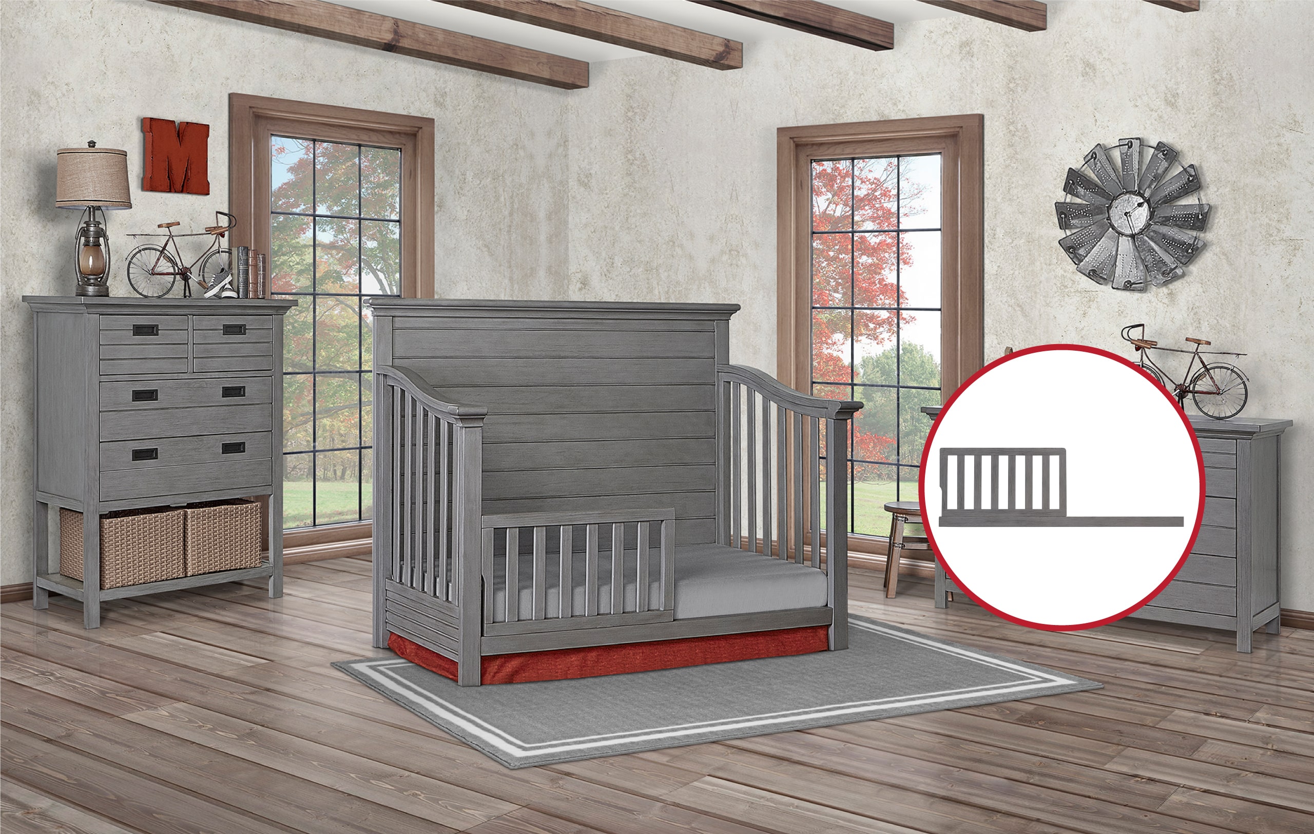 5 in 1 Toddler Bed