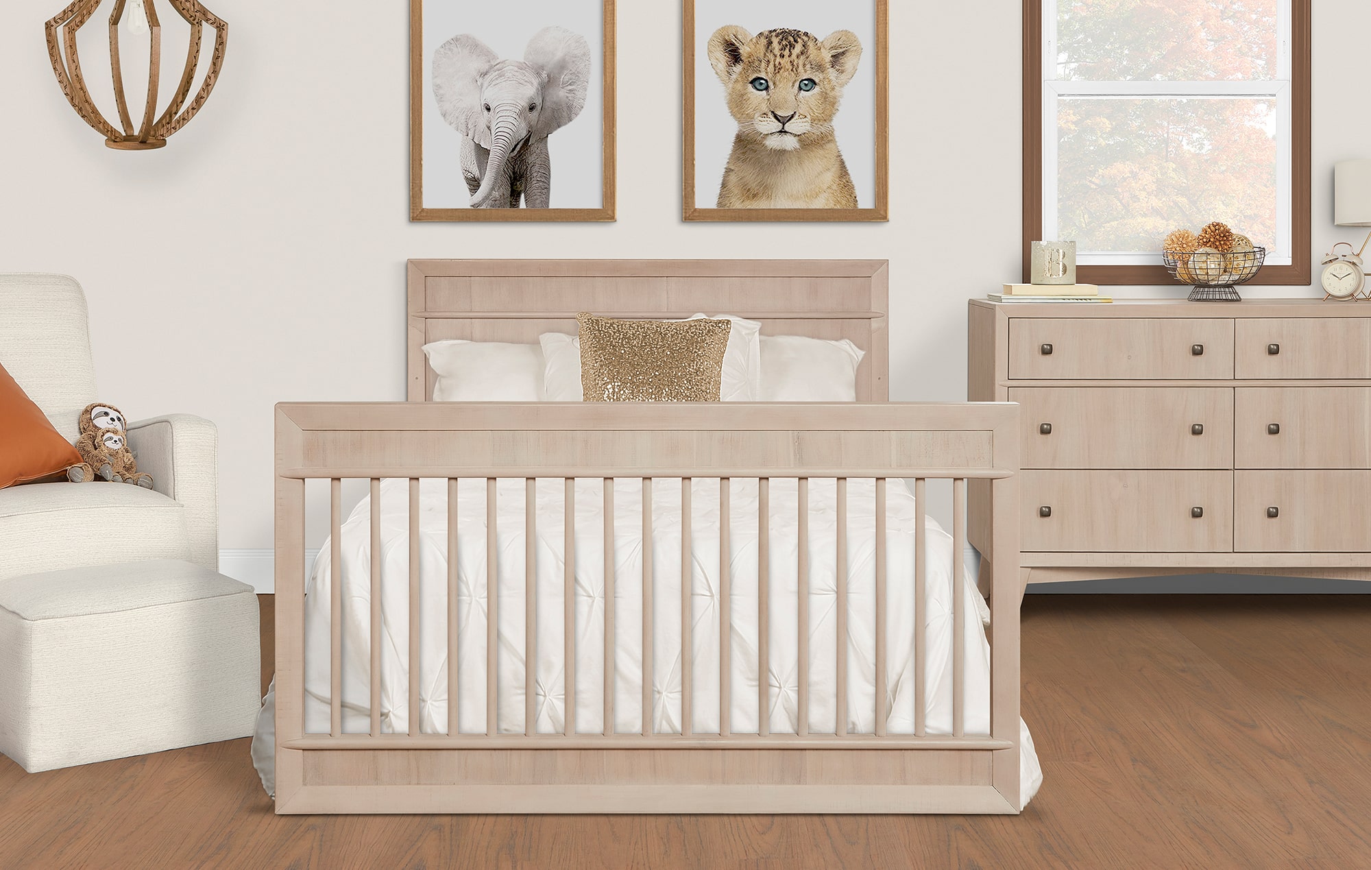 Evolur Antilia Mid Century Convertible Crib