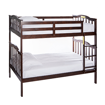 Dream On Me Cody 2-in-1 Twin Over Twin Bunk Bed 