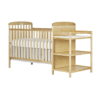 Dream On Me Anna 3-in-1 Full Size Crib and Changing Table Combo