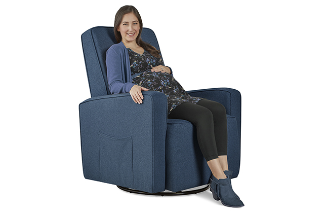 Holland Upholstered Swivel Glider Evolur
