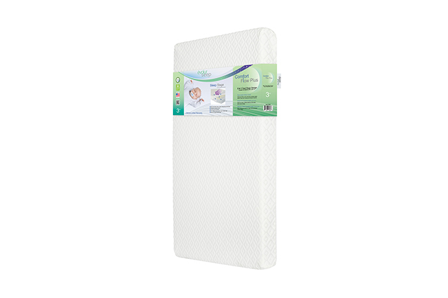 EV880 Ivory, Comfort Flow Plus Foam Mini And Portable Crib Mattress