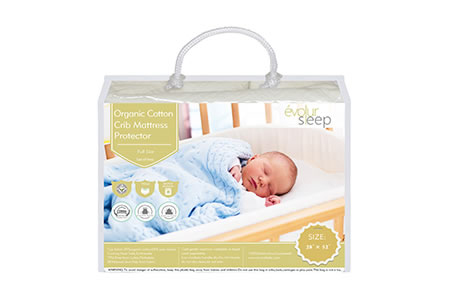 ÉVOLUR ORGANIC COTTON MATTRESS PROTECTOR (WHITE)