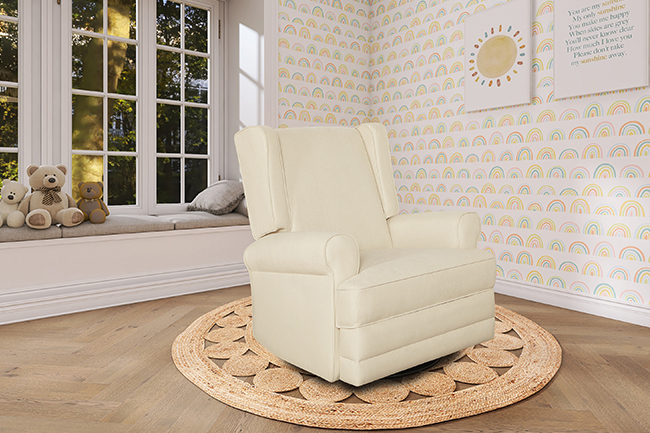 Melbourne Wing Back Swivel Glider