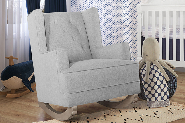 Capri Wingback 2-in-1 Rocker and Accent Chair
