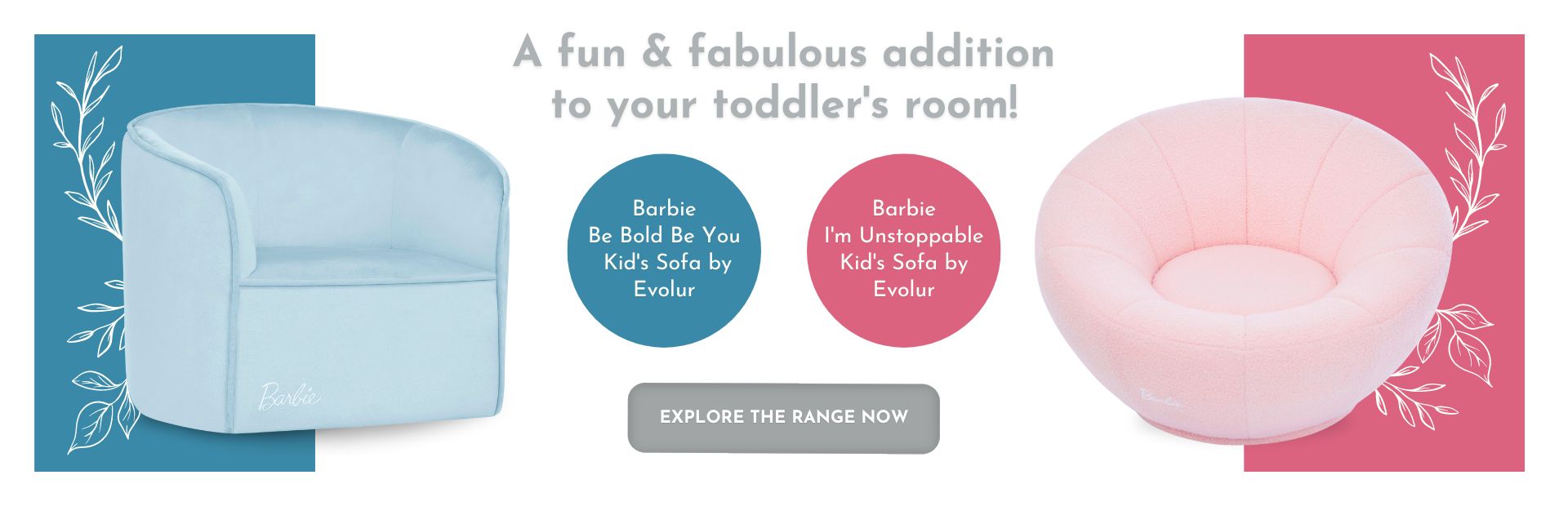 A fun and fabulous addition to your toddler's room!