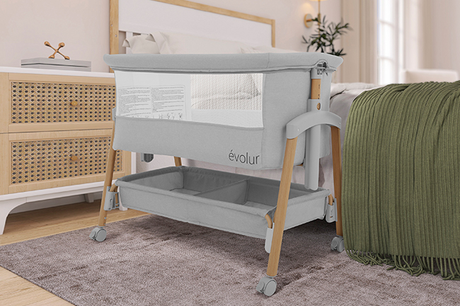 LULLABY PORTABLE BASSINET WITH WHEELS