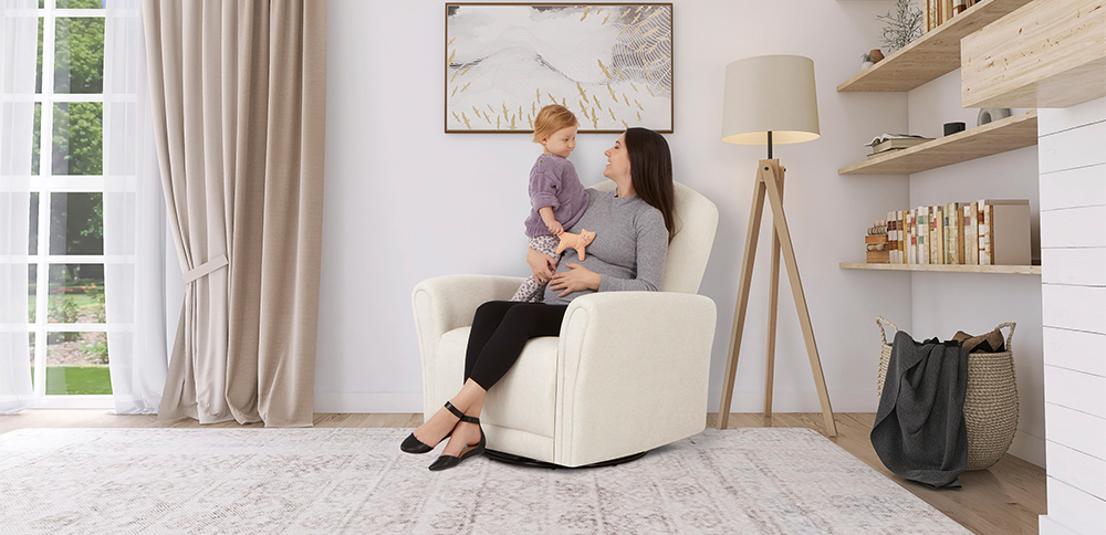 Glider storage ottoman shop