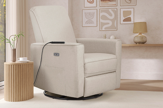 Harlow Deluxe Glider with Massager | Recliner | Rocker