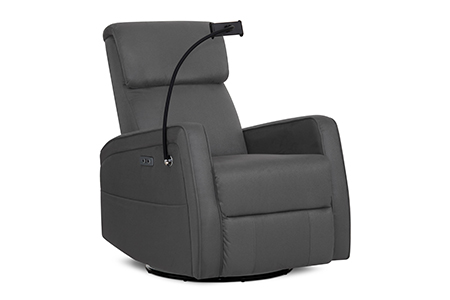 Maverick Power Recline Glider with Device Holder