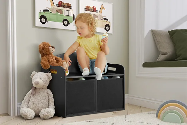 Playthings Storage Bench